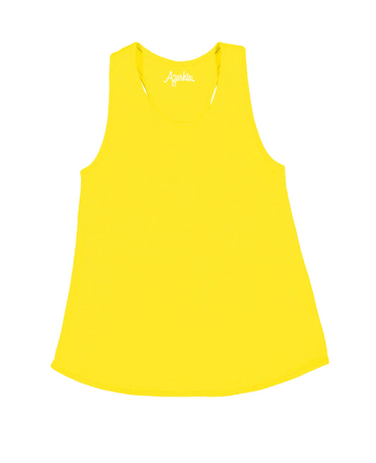 Yellow Racerback Tank Top