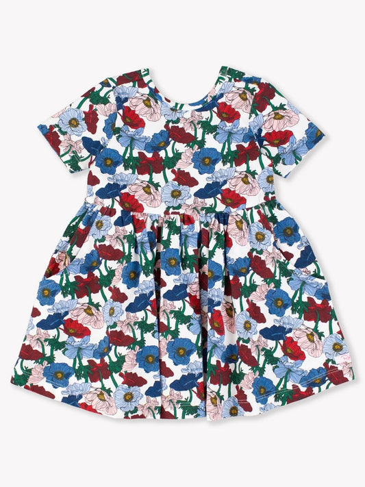 Poppy Petals S/S Twirl Dress