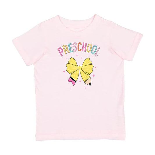 Preschool Pencil Bow Shirt