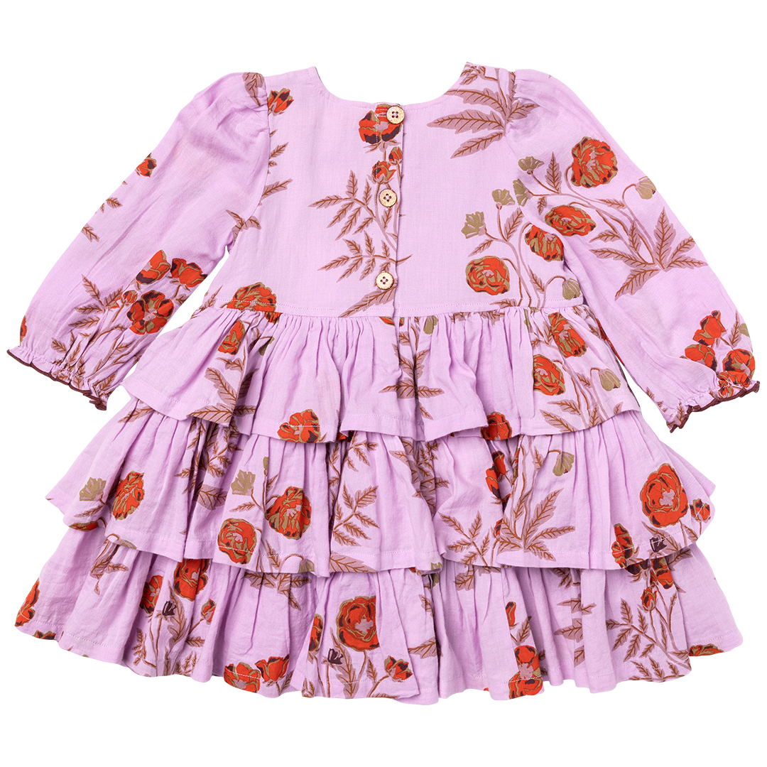 Fleur Dress-Lavender Poppy