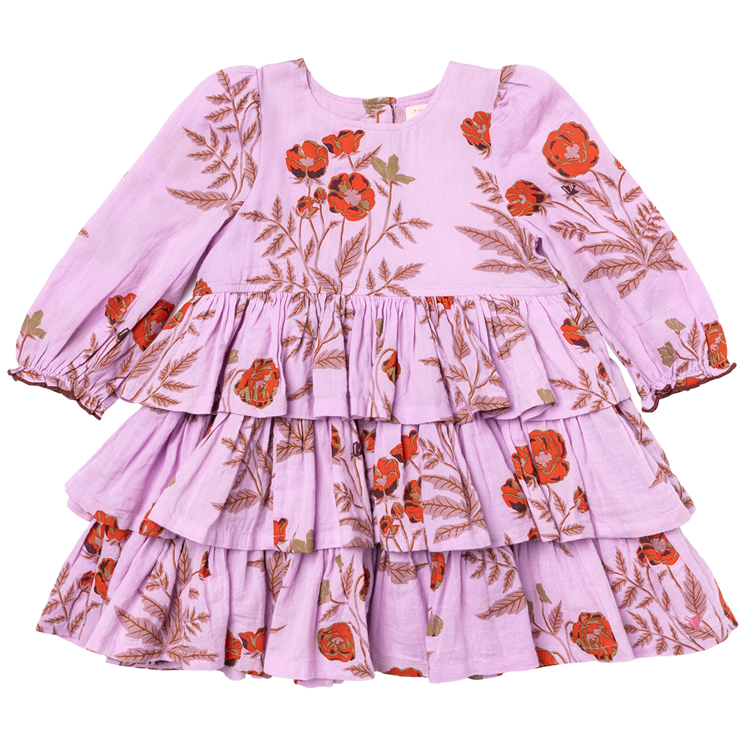 Fleur Dress-Lavender Poppy