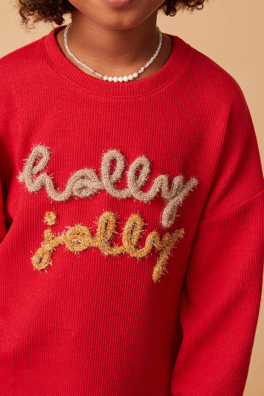 Red Holly Jolly Sweater