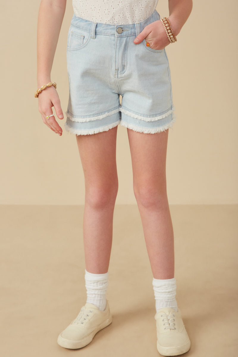 Light Denim Shorts