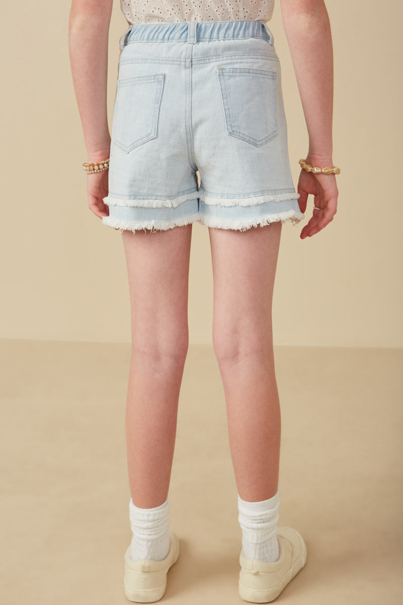 Light Denim Shorts