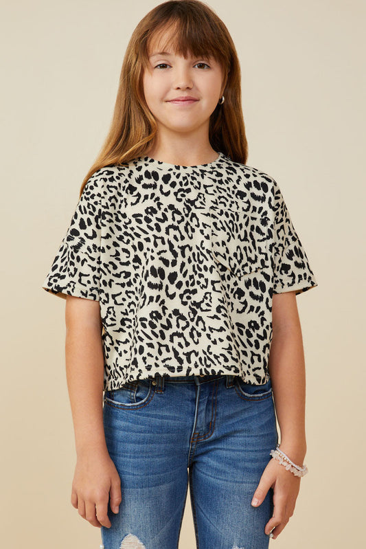 Leopard Drop Should Terry Tee