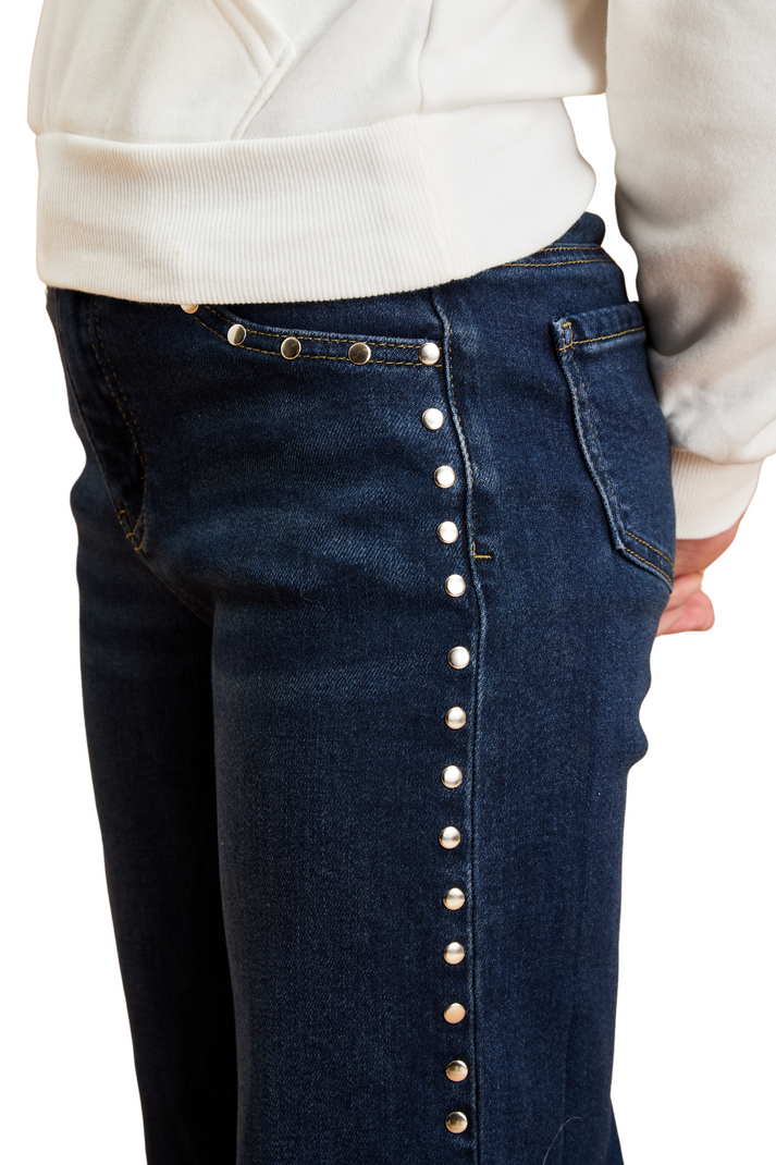 Stud Wide Leg Jeans