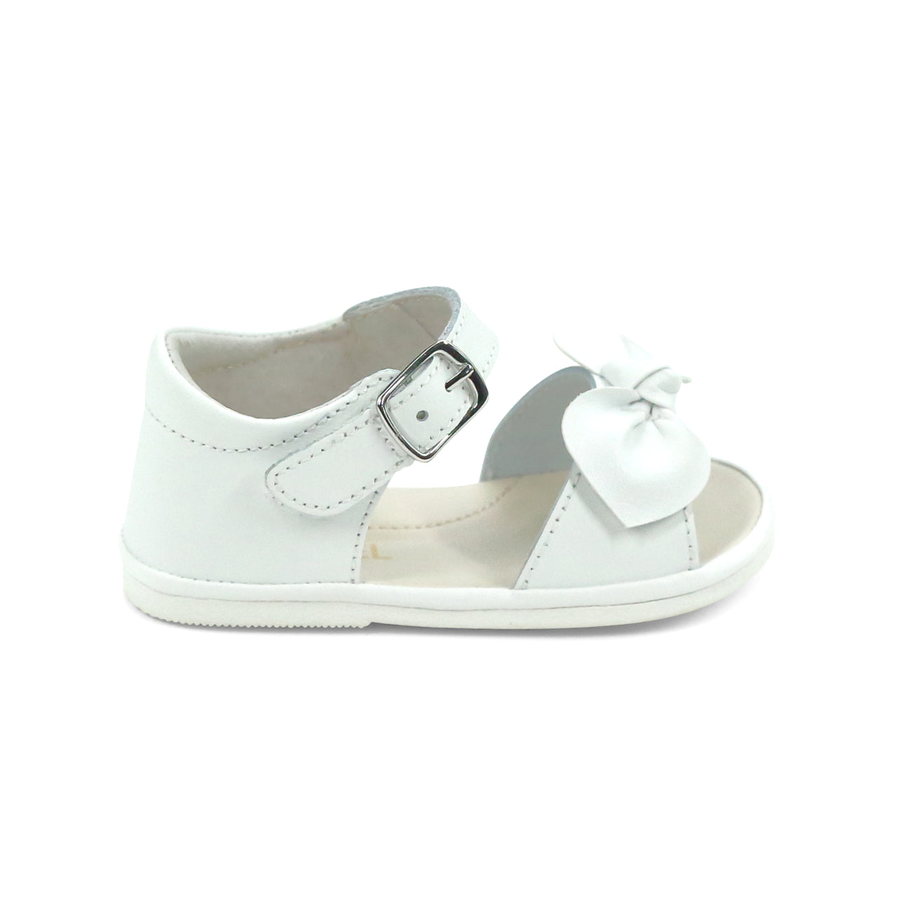 Jolie Bow Sandal-White