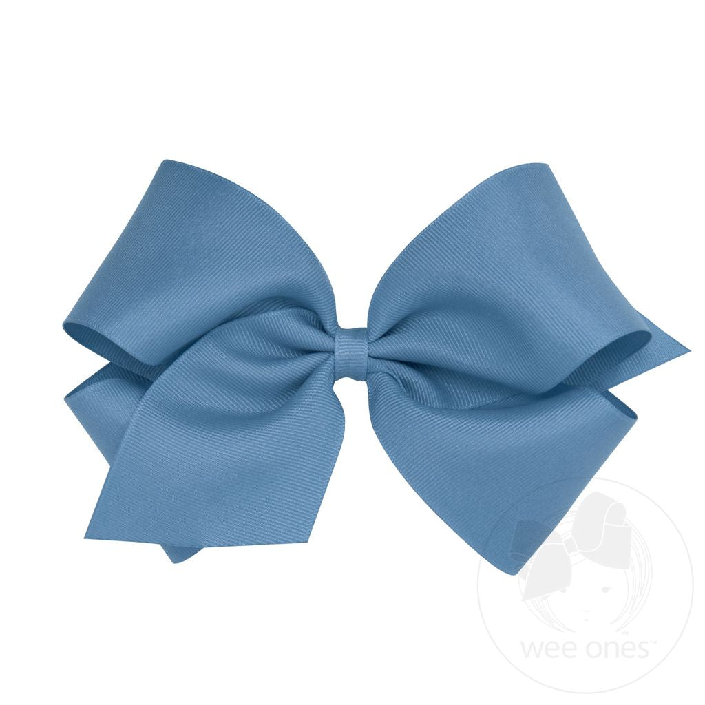 King Plain Bow-Smoke Blue