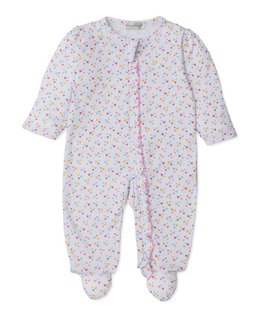 Carousel Magic Hearts Zipper Footie