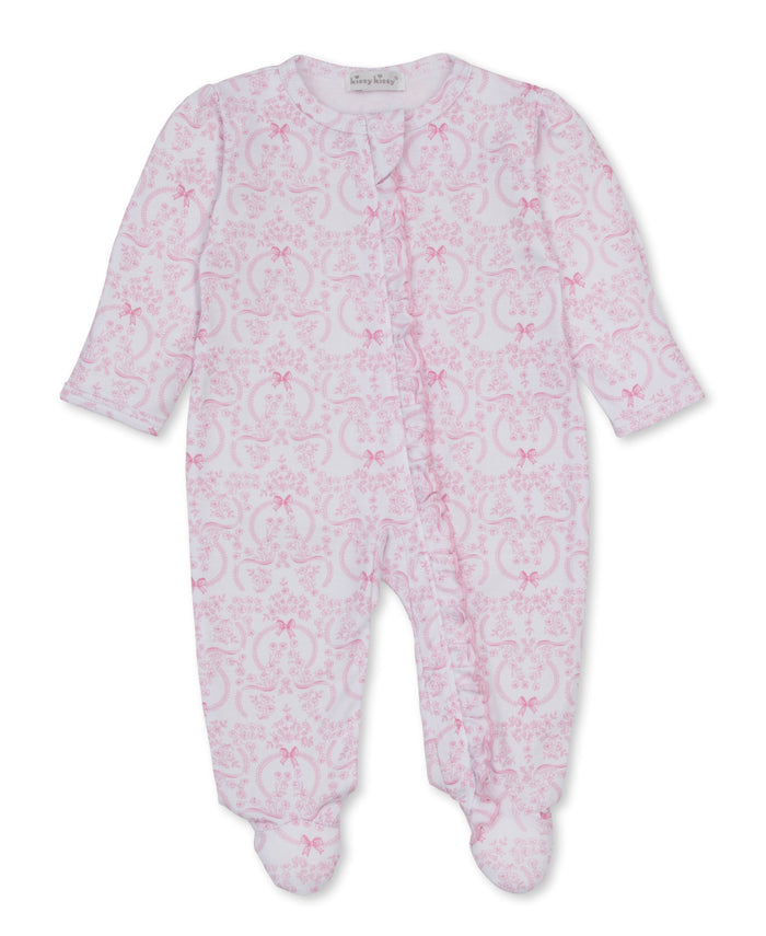 Delicate Blooming Bows Footie
