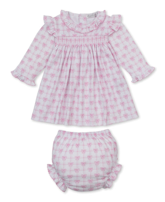 Windowpane Bows Dress Set