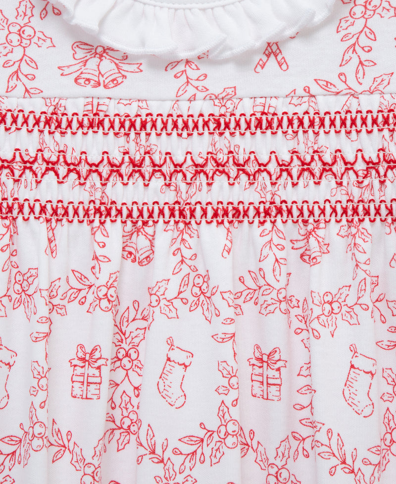 Festive Toile Footie