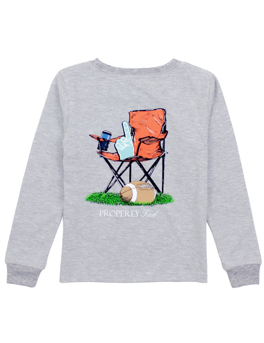 Sidelines LS - Light Grey