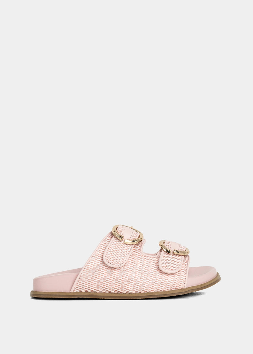 Lori Pink Woven Sandals