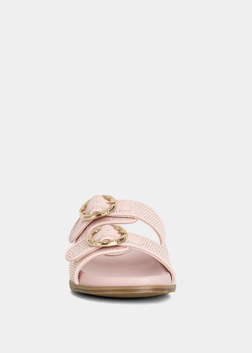 Lori Pink Woven Sandals