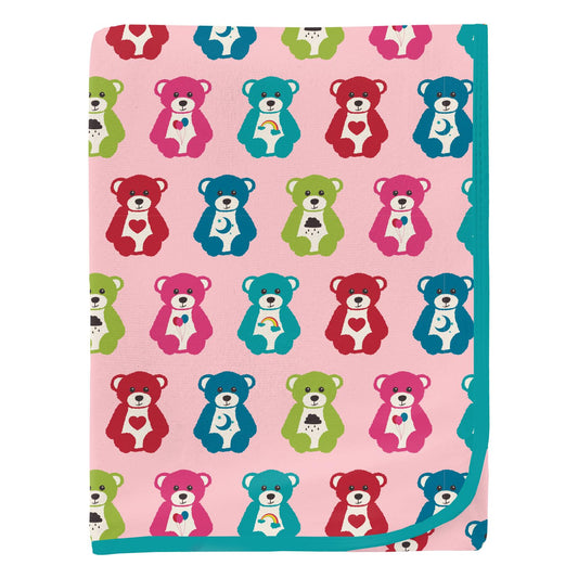 Lotus Happy Teddy Swaddling Blanket