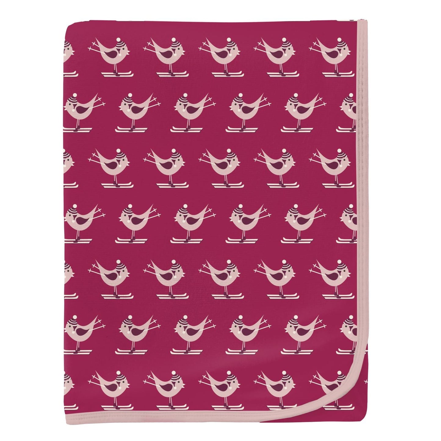 Berry Ski Birds Blanket