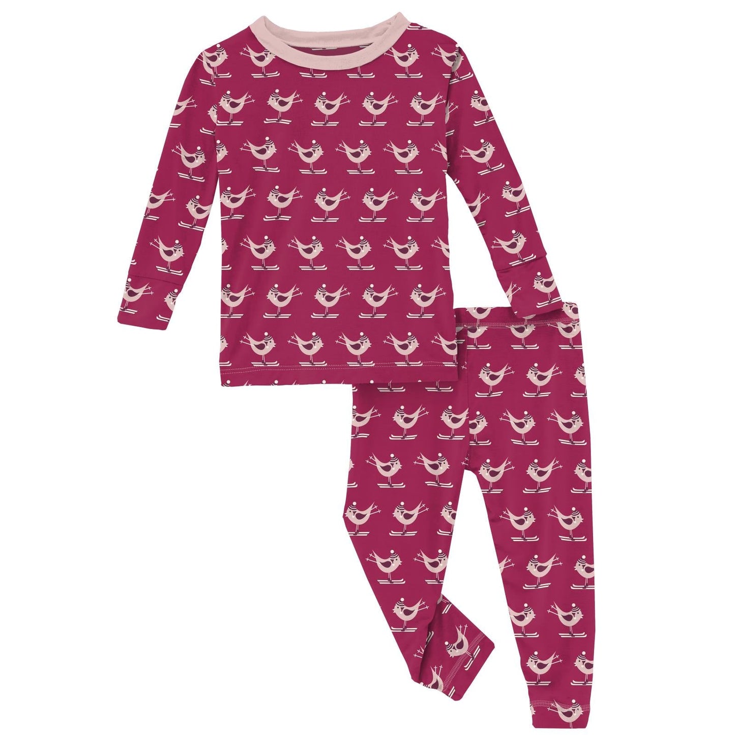 Berry Ski Birds PJs