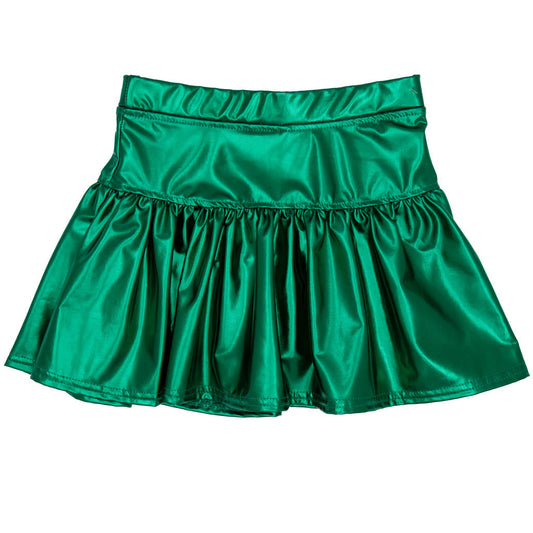 Metallic Skort-Green