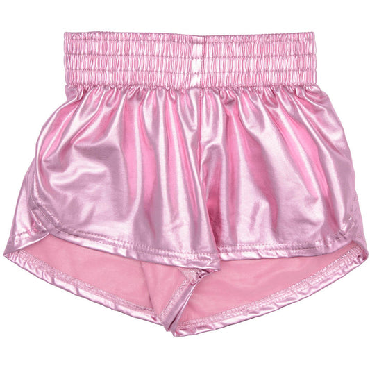 Steph Shorts-Metallic Lt Pk