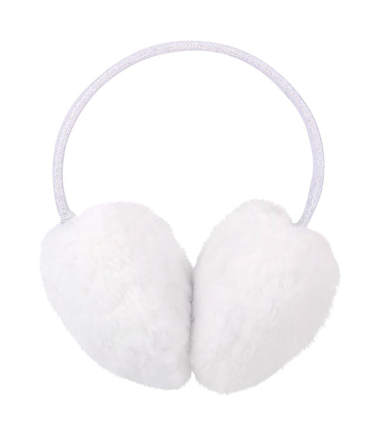 White Glitter Earmuffs