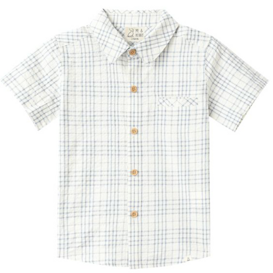 Newport Shirt-Cream Plaid
