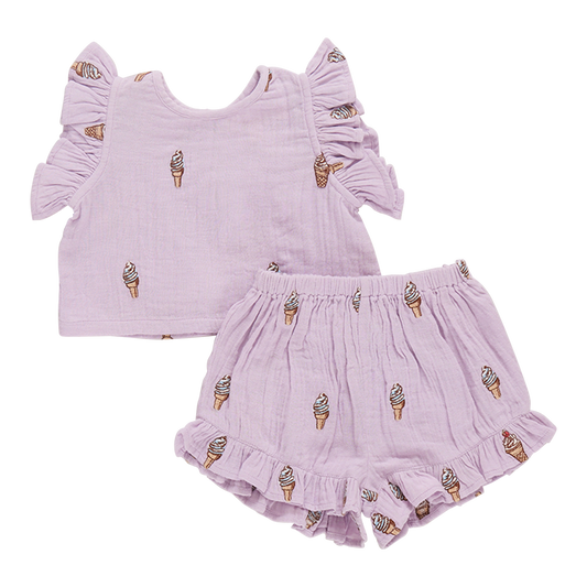 Roey 2-PC-Lavender Soft Serve