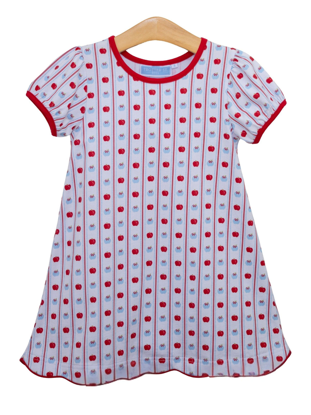 Apple Print Dress