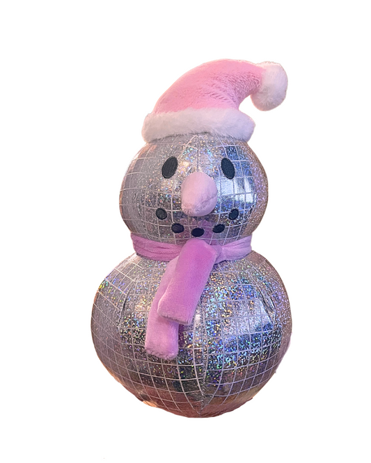 Disco Snowman Plush