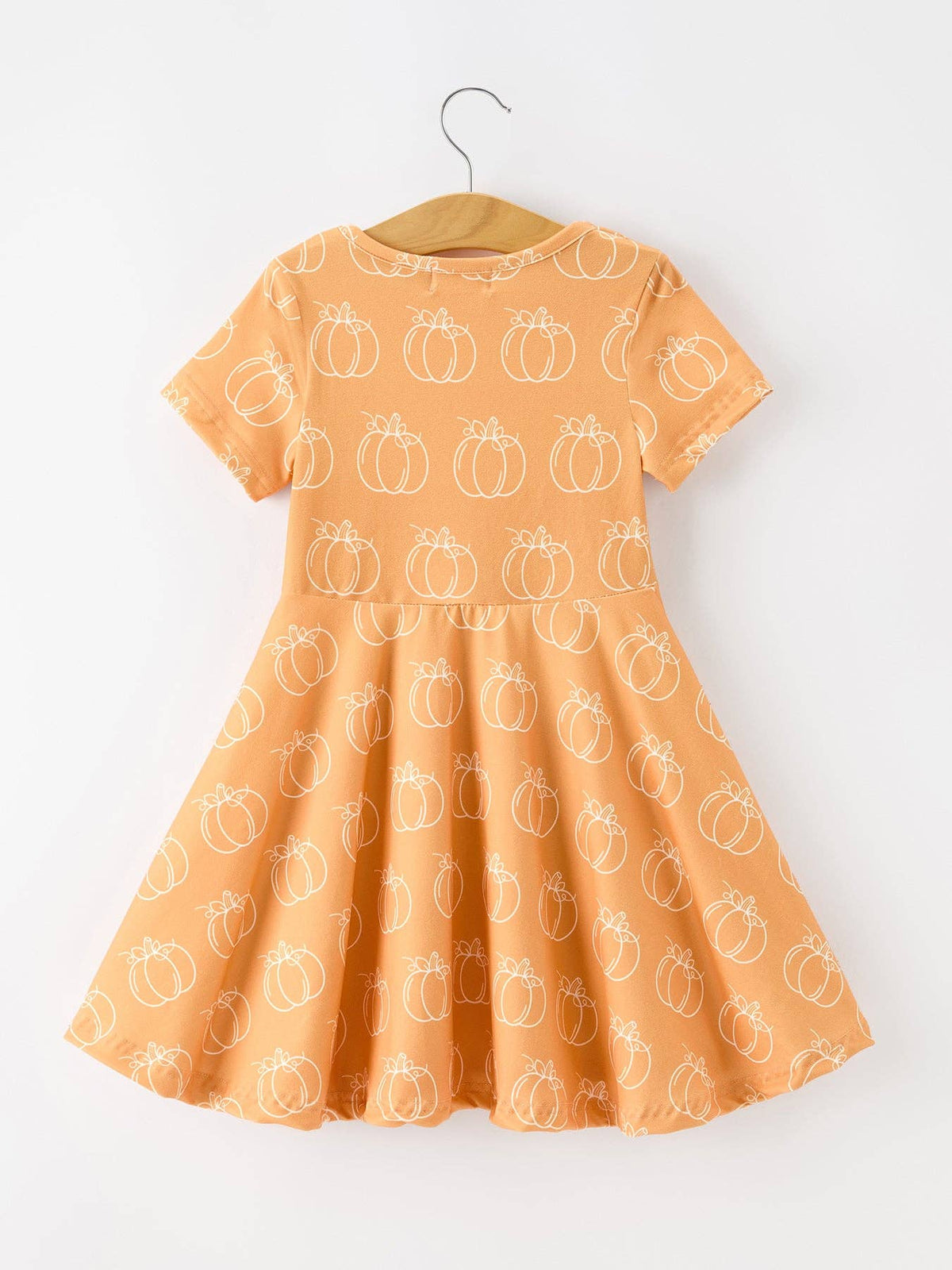 Pumpkin Print Dress