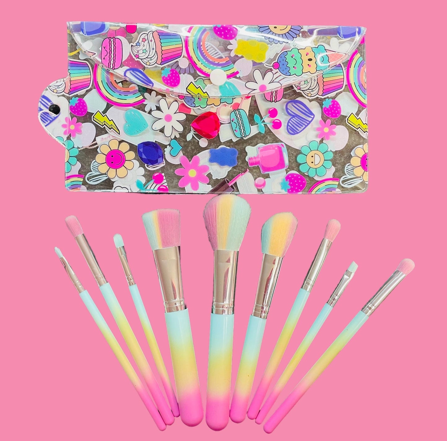 Makeup Brushes Pouch-Tie Dye