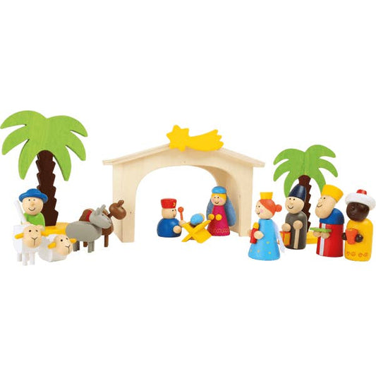 Wooden Manger Set