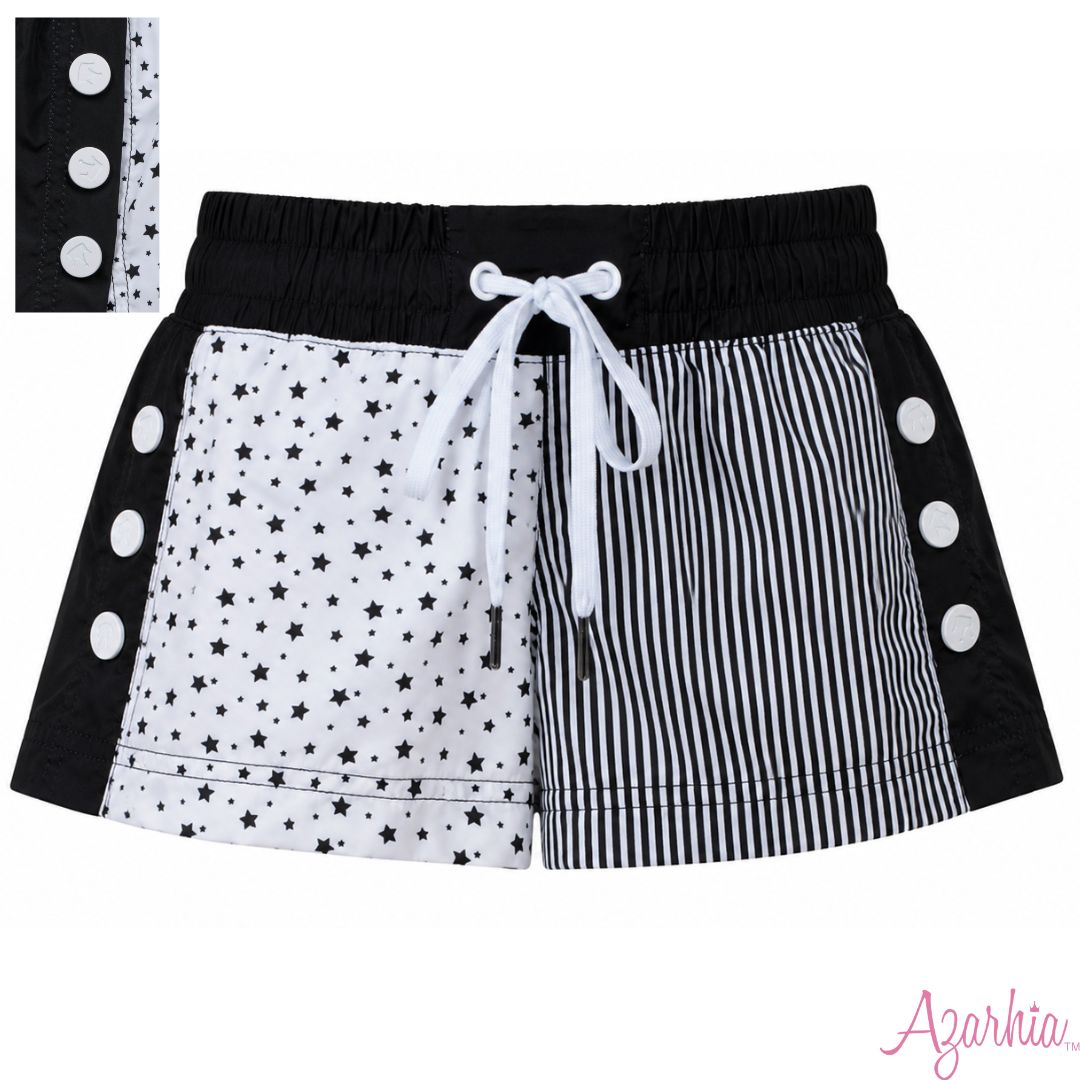 Stars & Stripes Color Block Short