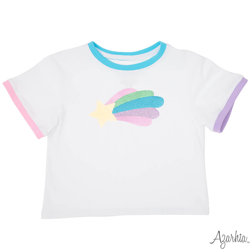 Glitter Rainbow Star Tee