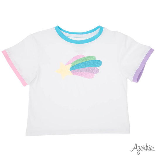 Glitter Rainbow Star Tee