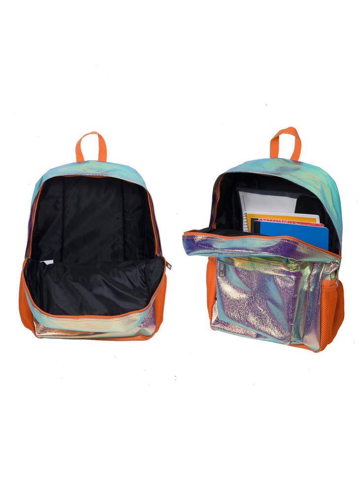 Orange Shimmer Backpack-16in