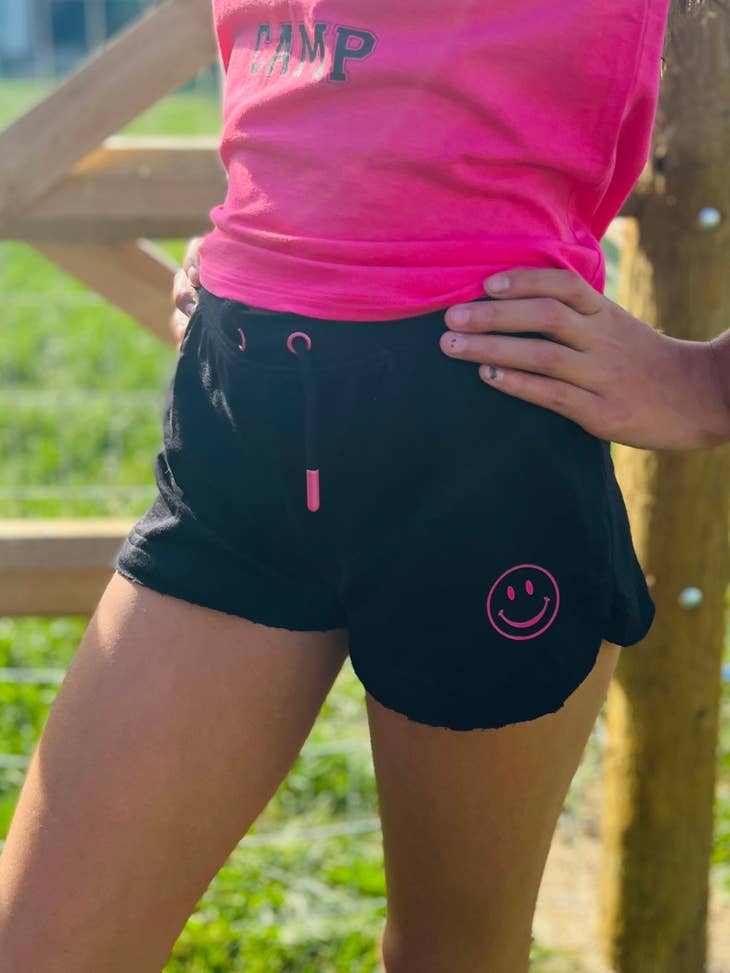 Happy Face Drawstring Short