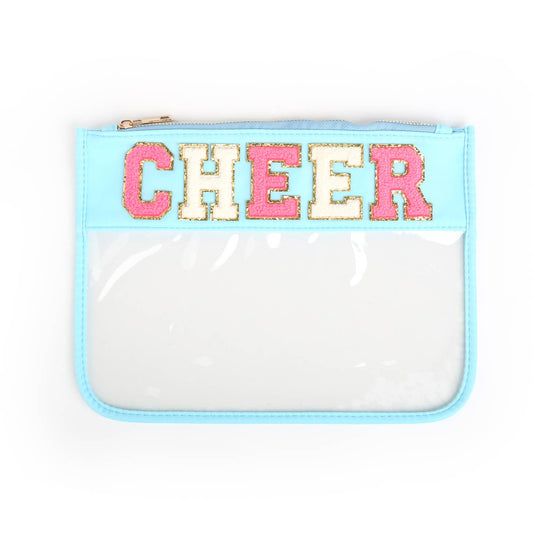 Clear Zipped Bag - CHEER