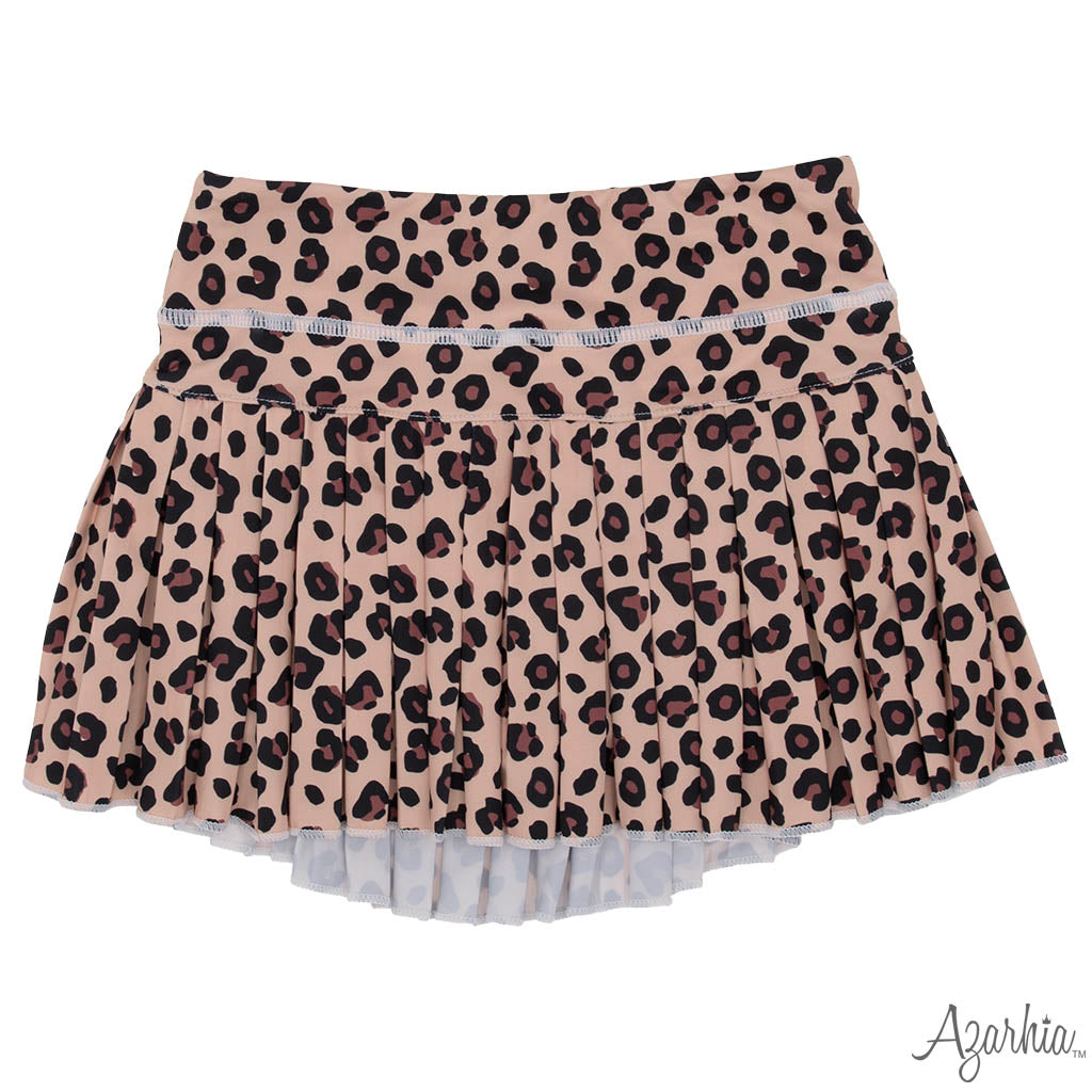 Leopard Pleated Skort