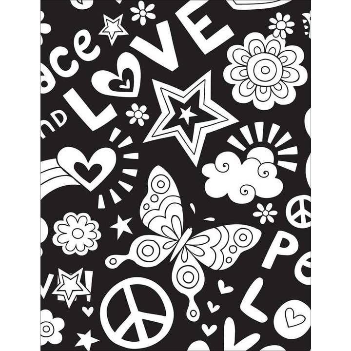 Kaleidoscope Coloring: Neon