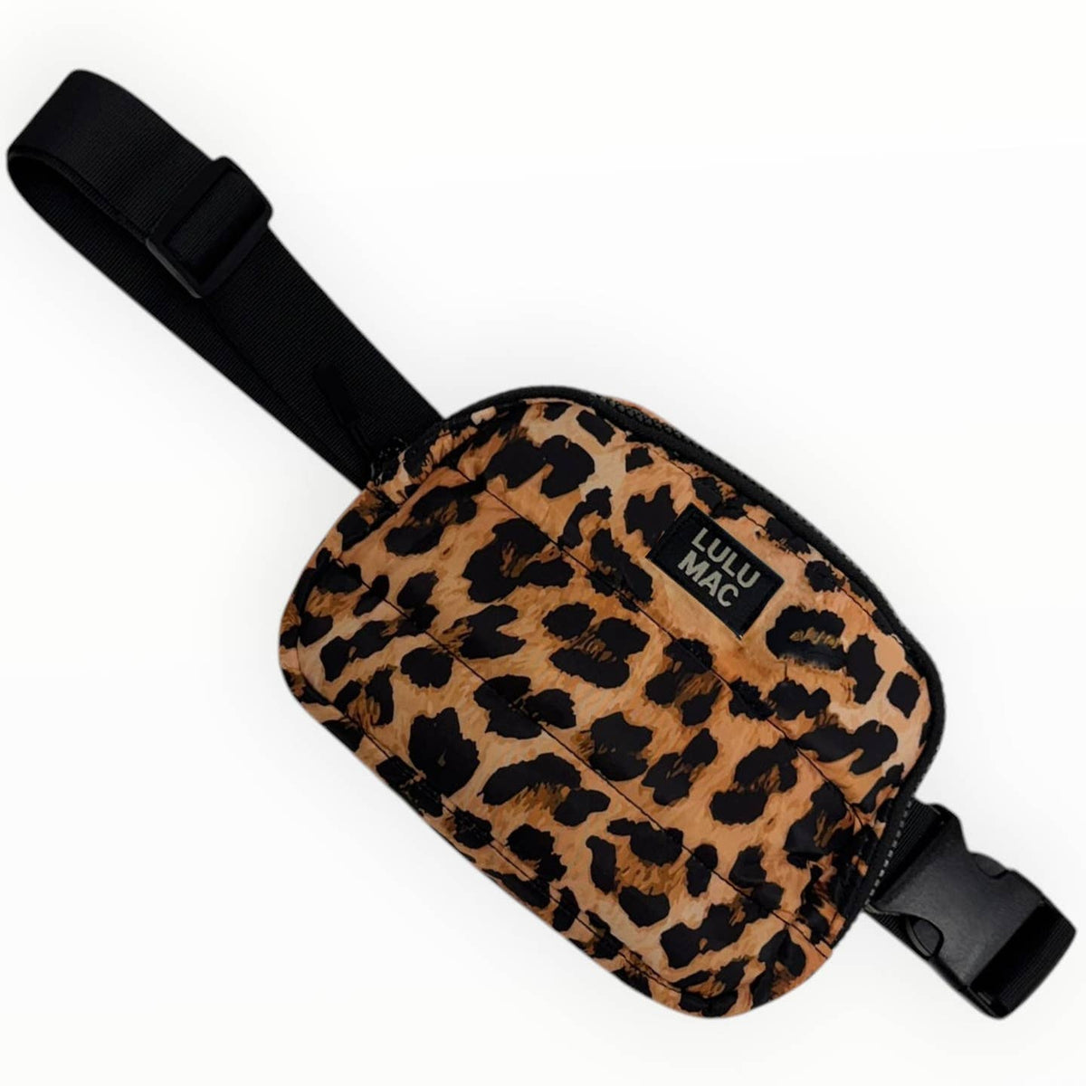 Puffer Belt Bag-Leopard