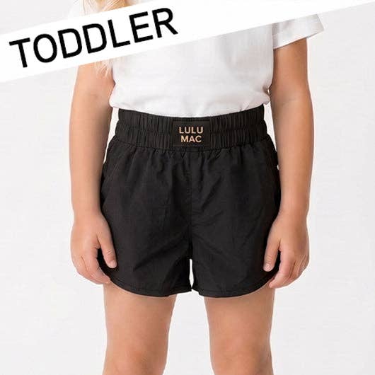 Toddler Solid Short-Black