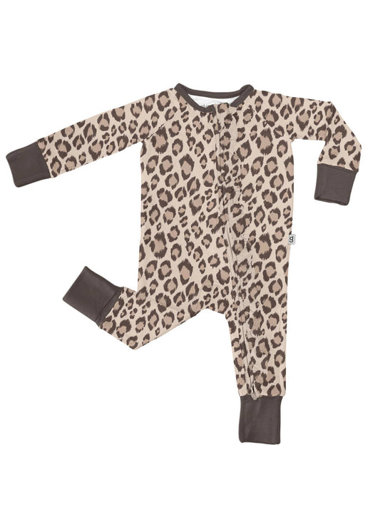 Classic Leopard Zip PJs