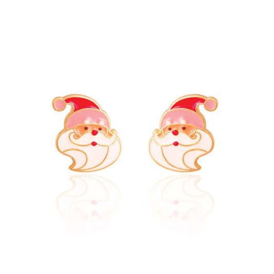 Holy Jolly Santa Stud Earrings