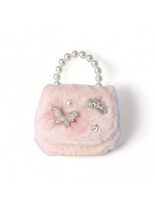 Butterfly Furry Purse