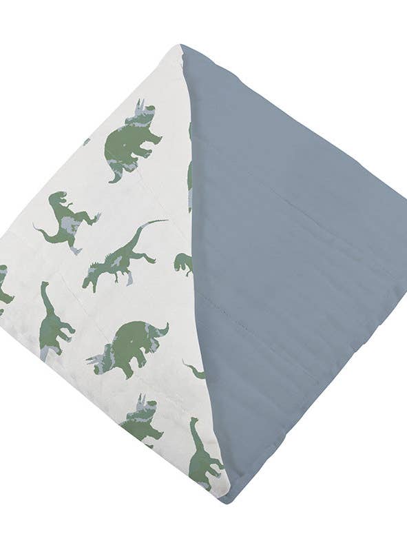 Dino/Blue Fog Blanket