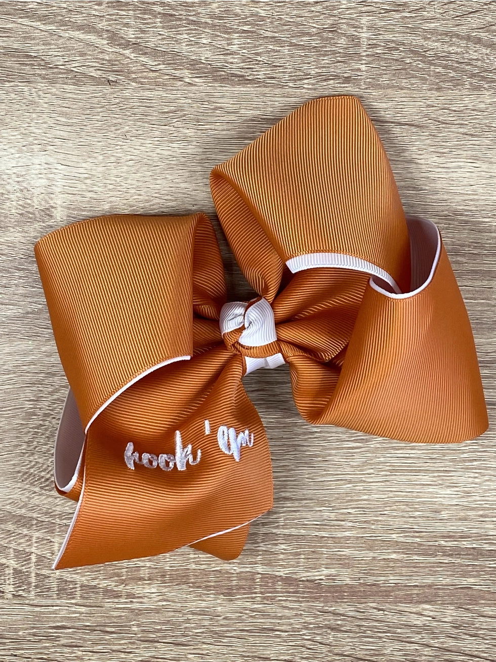 School Spirit Hair Bows