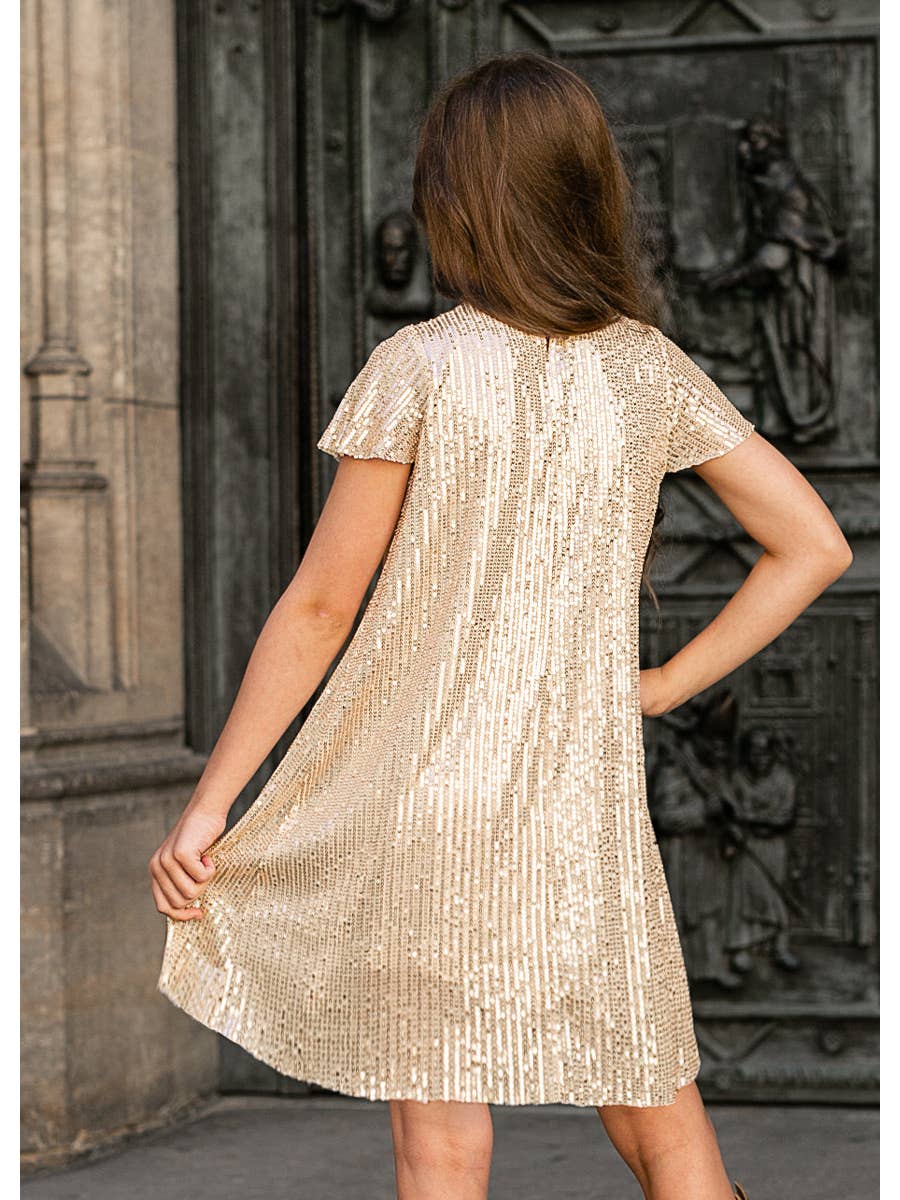 Chele Dress-Champagne