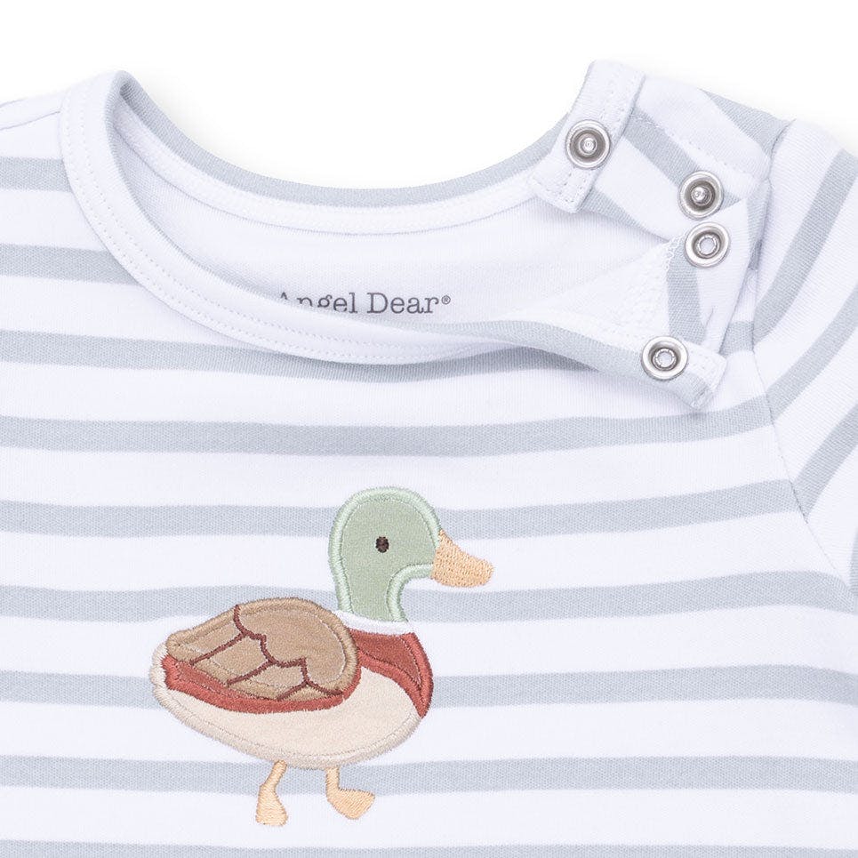 Mama Mallard Snap Shoulder Romper