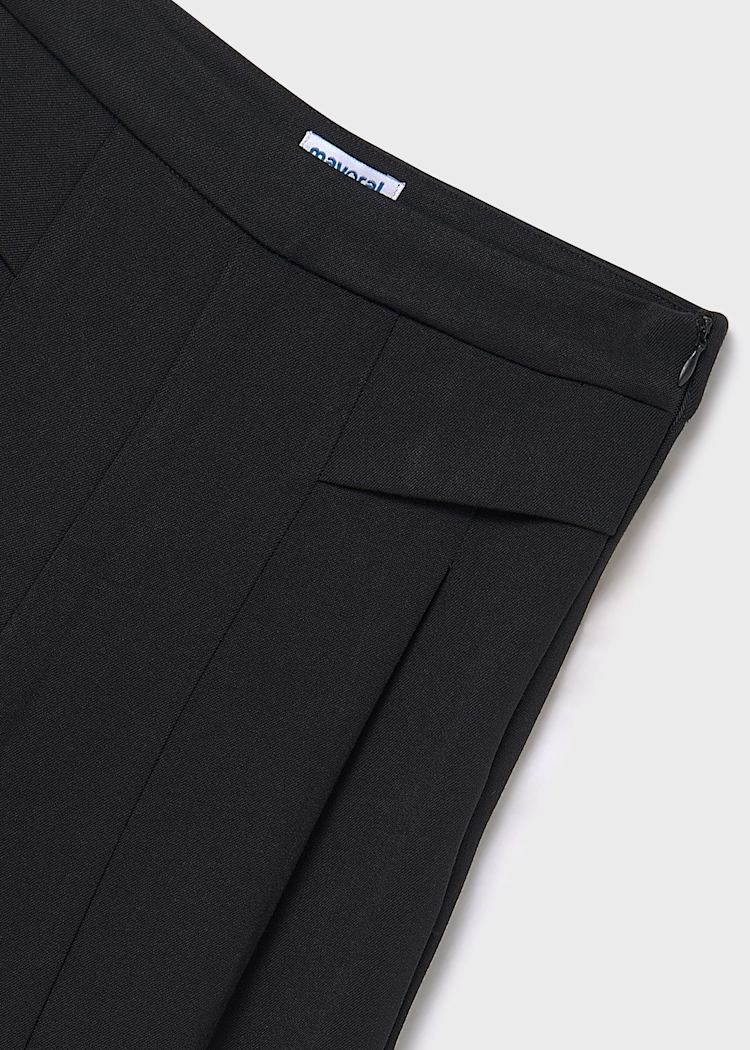 Wide Leg Pant-Black